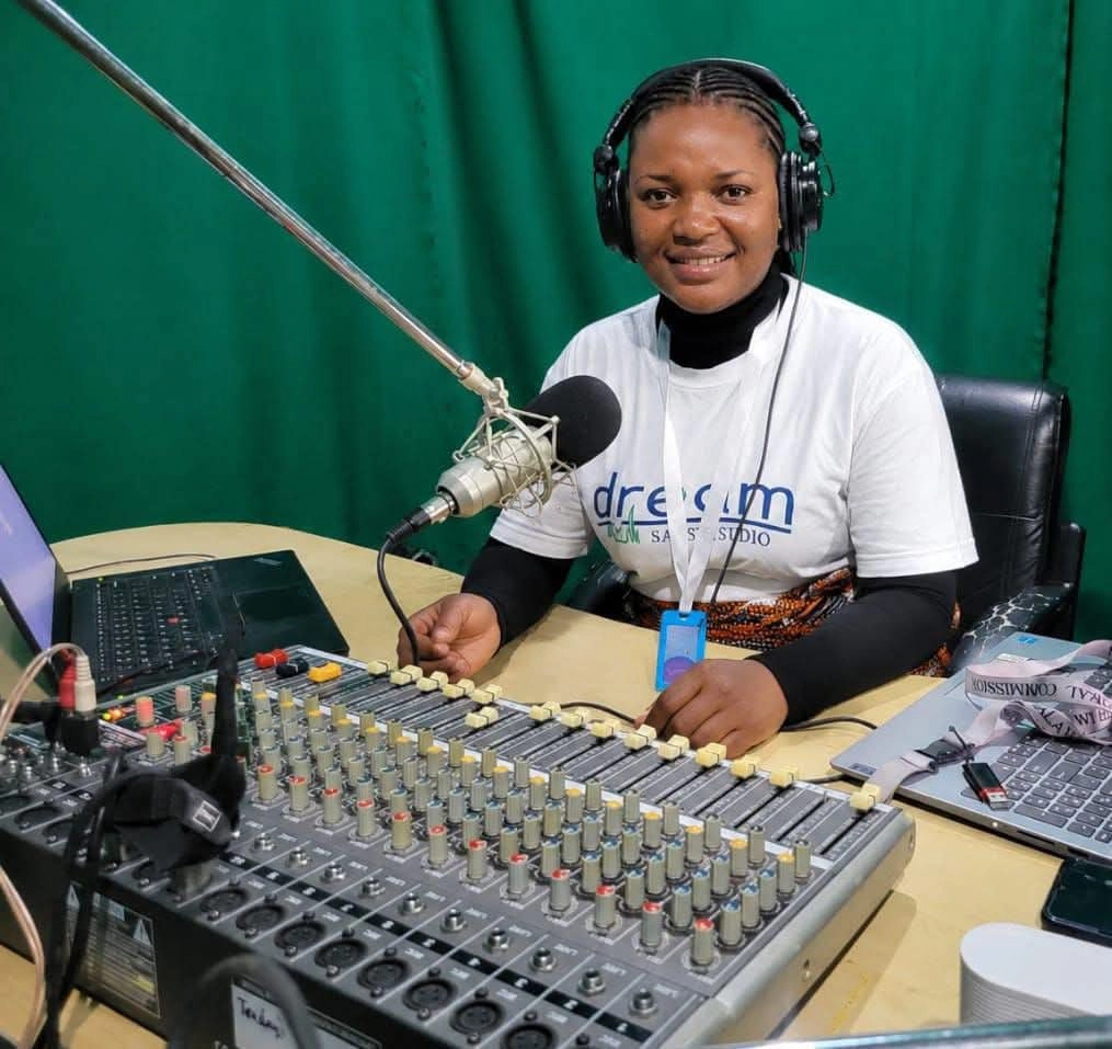 BCR presenter on air