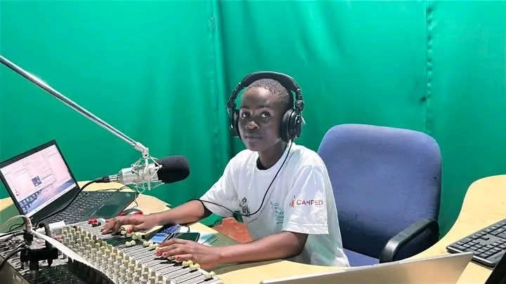 BCR host working at the studio console